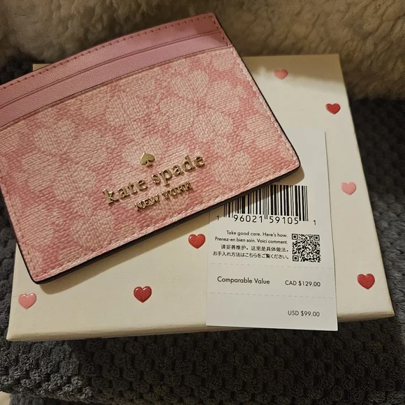Kate Spade Pink Card Holder - Picture 7 of 16